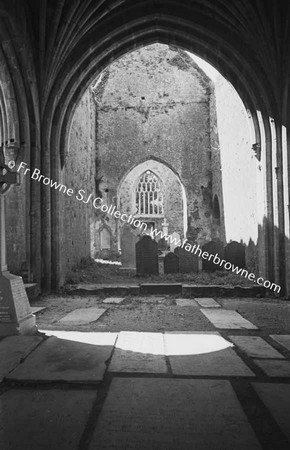 HOLY CROSS ABBEY  NAVE FROM EAST